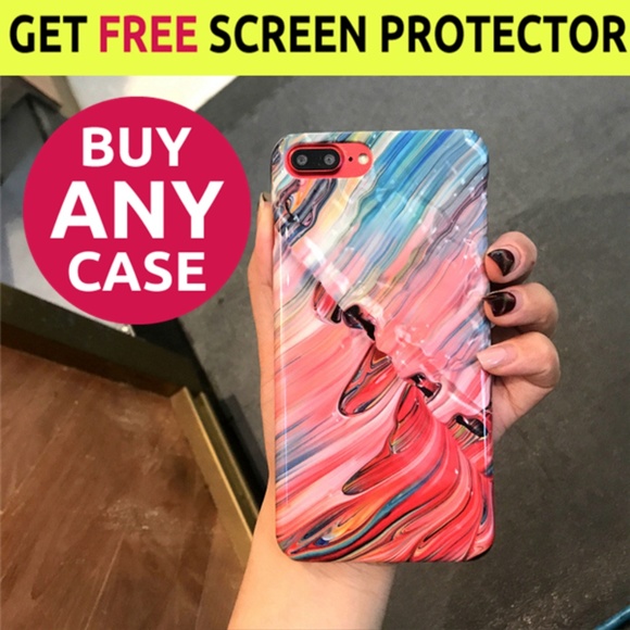 GoByte Accessories - ⚠️Clearance iPhone X/XS/7/8/Plus Oil Paint Case